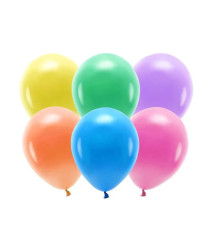 Set baloane latex 30 cm (12"), mix pastelat ECO, 10 bucăți