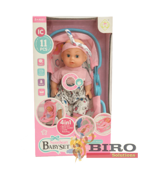 Păpușel cu accesorii, 29 cm, cod 942072