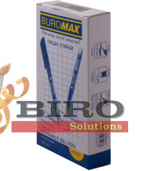 Pix gel cu radiera 0.5 mm BUROMAX,albastru