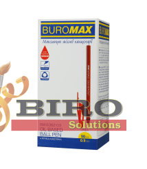 Pix cu ulei, LINEA, 0,5 mm, corp triunghiular Buromax,rosu