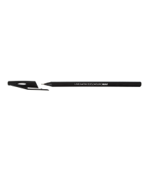 Pix cu ulei, LINEA, 0,5 mm, corp triunghiular Buromax,negru