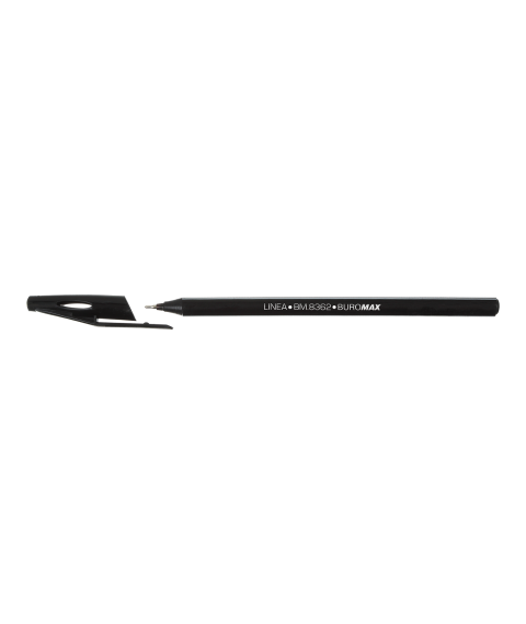 Pix cu ulei, LINEA, 0,5 mm, corp triunghiular Buromax,negru