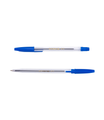Pix cu bila CLASSIC 0.7 mm BUROMAX,albastru