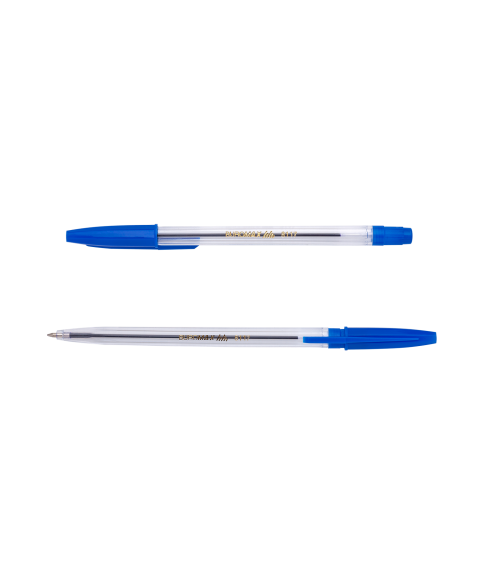 Pix cu bila CLASSIC 0.7 mm BUROMAX,albastru
