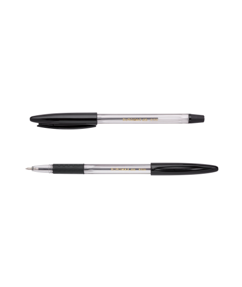 Pix cu bila CLASSIC GRIP, 0.7 mm BUROMAX,negru