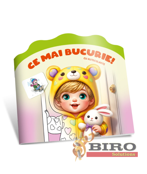 Citesc și Colorez cu Autocolante. Ce Mai Bucurie!