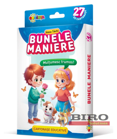 27 de cartonașe educative. Bunele maniere