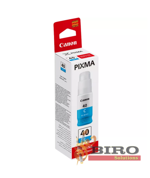 Cerneală Canon GI-40C Cyan, 70 ml, pentru PIXMA G5040 / G6040 / G7040