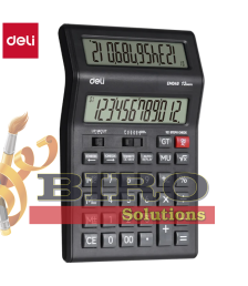 Calculator DELI M049, 12 digits, negru