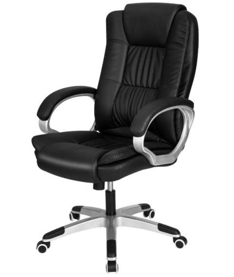 Fotoliu DELI 4524, eco piele, negru