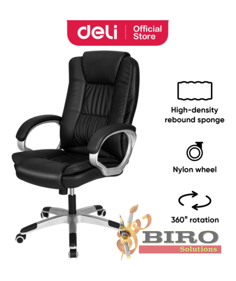 Fotoliu DELI 4524, eco piele, negru