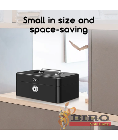 Cash Box DELI ET500, 90×200×160 mm
