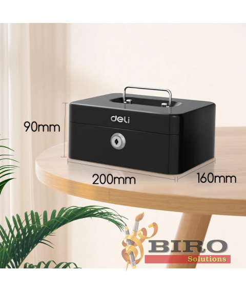Cash Box DELI ET500, 90×200×160 mm