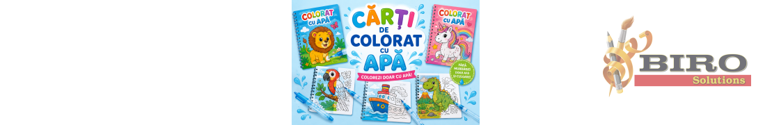 Cărți de colorat cu apă