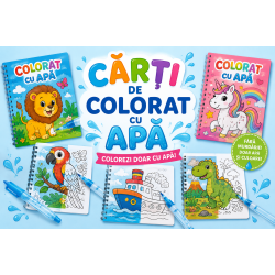 Cărți de colorat cu apă