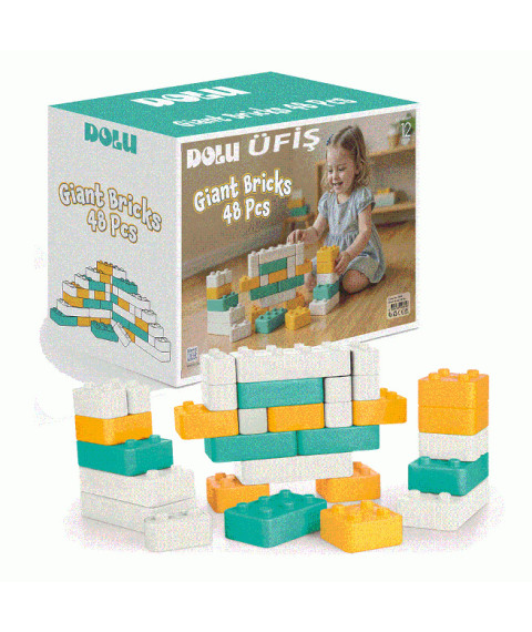 Set de 48 blocuri mari DOLU, cod 2253D