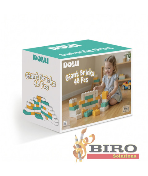 Set de 48 blocuri mari DOLU, cod 2253D