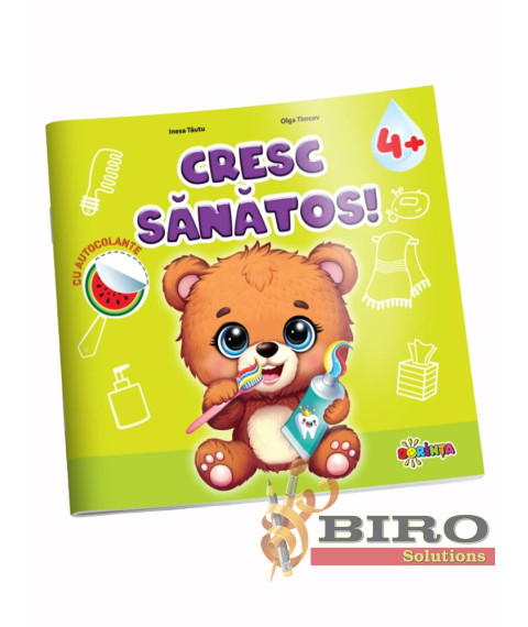 Cresc sănătos 4+ (cu autocolante)