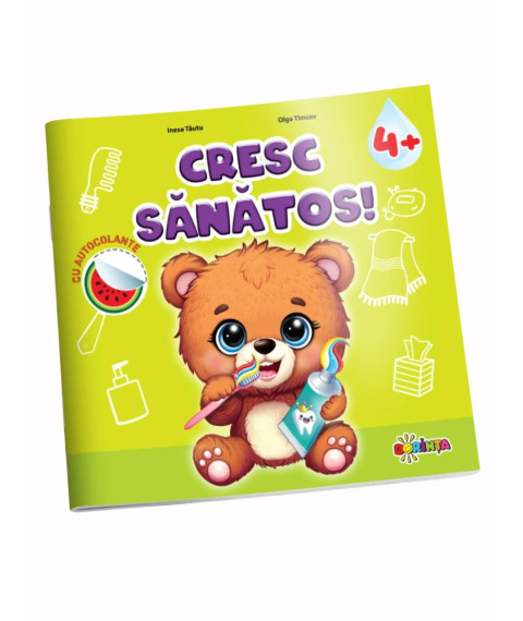Cresc sănătos 4+ (cu autocolante)