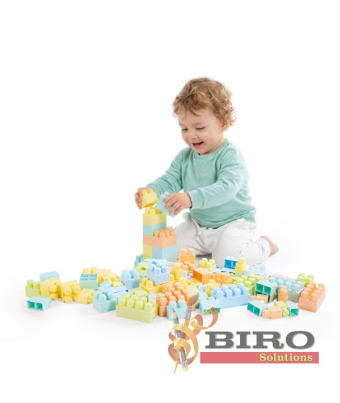 Set de cuburi mari multicolore DOLU, 85 piese, cod 2268D