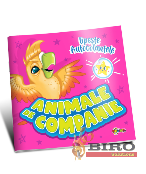 Lipește autocolante. Animale de companie