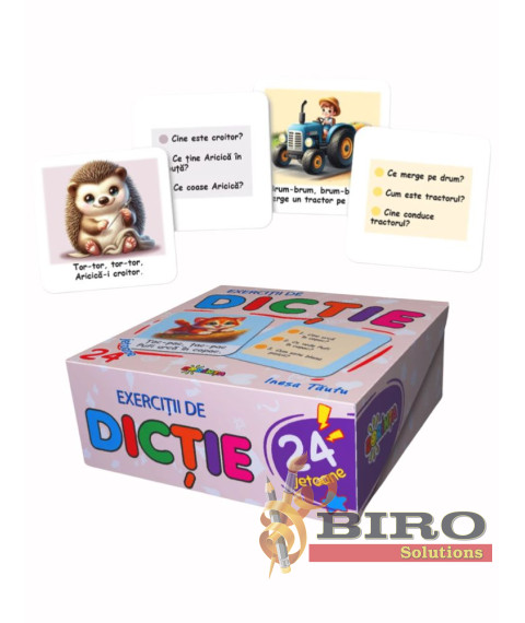 24 Jetoane. Exerciții de Dicție