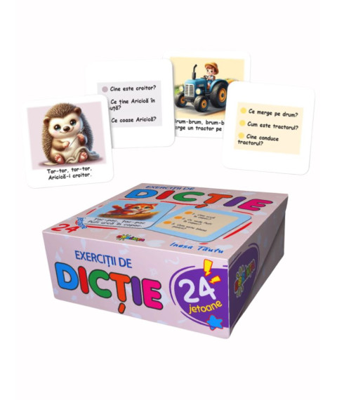 24 Jetoane. Exerciții de Dicție