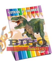 Citesc și colorez - Tainele dinozaurilor