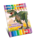Citesc și colorez - Tainele dinozaurilor