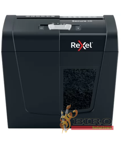 Distrugător REXEL Secure X6 P4, 6 foi, 10L, Cross Cut