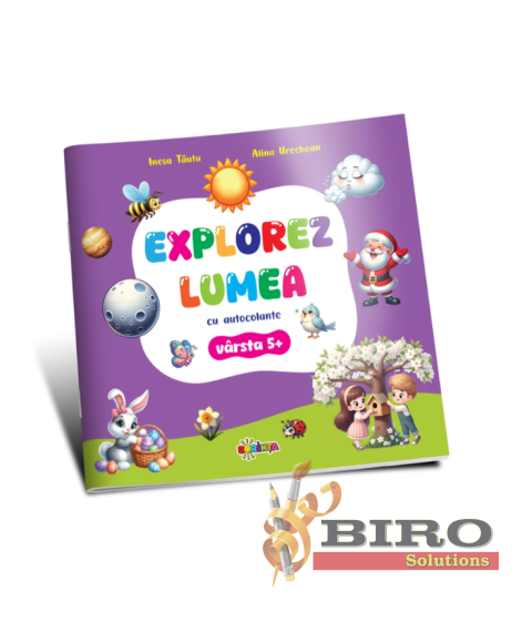 Explorez Lumea cu Autocolante 5+
