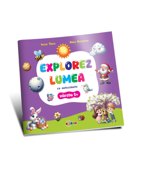 Explorez Lumea cu Autocolante 5+