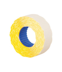 Etichete autoadezive pentru marcator ondulate 22x12 mm,galben, 1000 buc/rolă