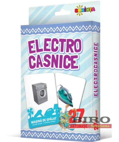 27 de cartonașe. Electrocasnice