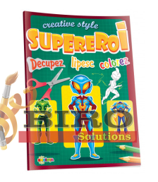 Supereroi. Decupez. Lipesc. Colorez