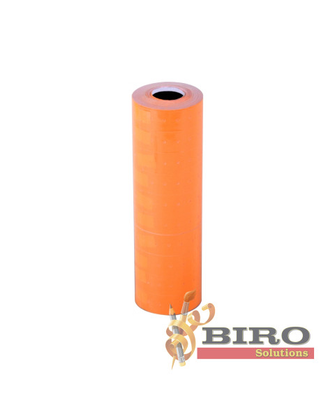 Etichete autoadezive pentru marcator 21 x 12 mm,orange, 1000 buc/rola, Economix