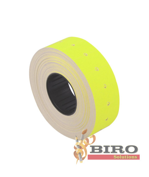 Etichete autoadezive pentru marcator 21 x 12 mm, galben,1000 buc/rola, Economix