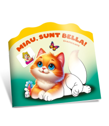 Citesc și Colorez cu Autocolante. Miau, Sunt Bella