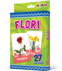 27 de cartonașe. Flori