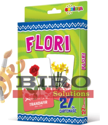 27 de cartonașe. Flori