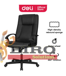 Fotoliu DELI 4514, eco piele, negru