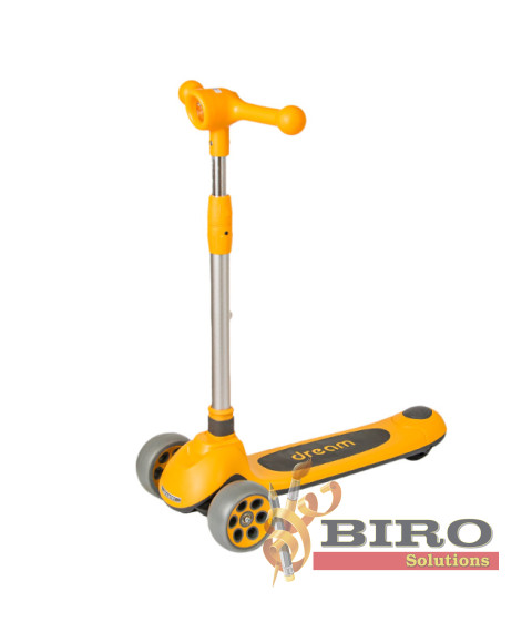 Trotinetă pentru copii 888, galbenă, cod 176046