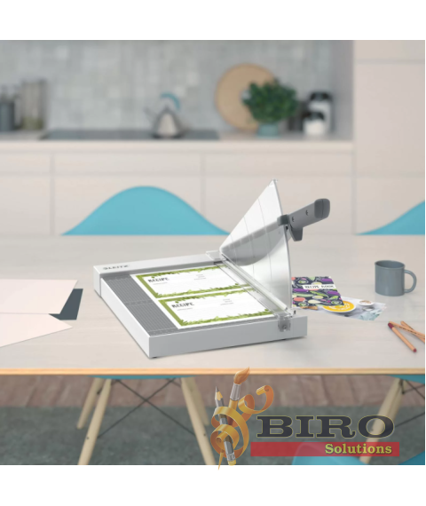 Ghilotină LEITZ Home Precision, A4, 8 foi, gri
