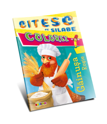 Citesc pe silabe. Colorez. Găinușa roșie (Vol. 5)