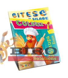 Citesc pe silabe. Colorez. Găinușa roșie (Vol. 5)