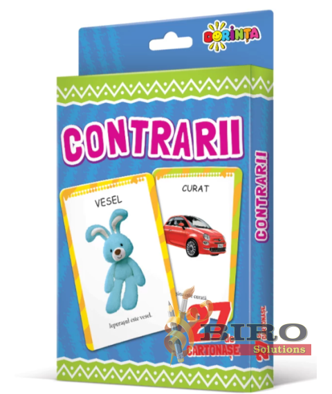 27 de cartonașe. Contrarii
