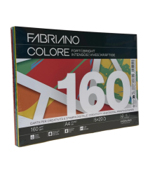 Hârtie FABRIANO Colore A4, 160 g/m², 100 foi, mix intensiv