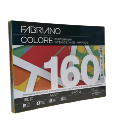 Hârtie FABRIANO Colore A4, 160 g/m², 100 foi, mix intensiv