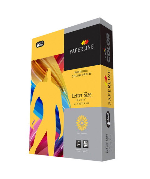 Hârtie colorată A4 Paperline GOLD, 80 g/m², intensiv, galben