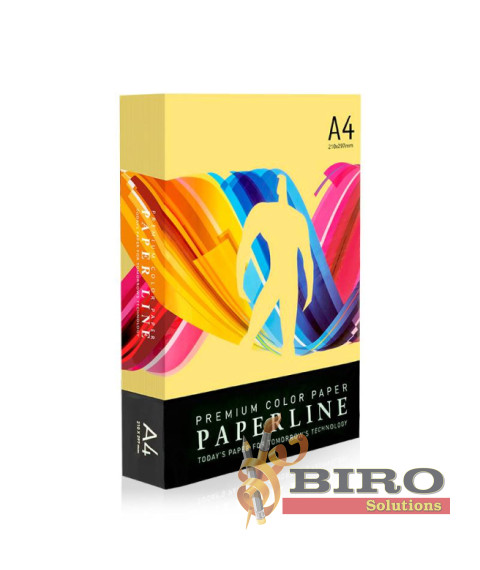 Hârtie colorată A4 Paperline LEMON, 80 g/m², intensiv, lămâie